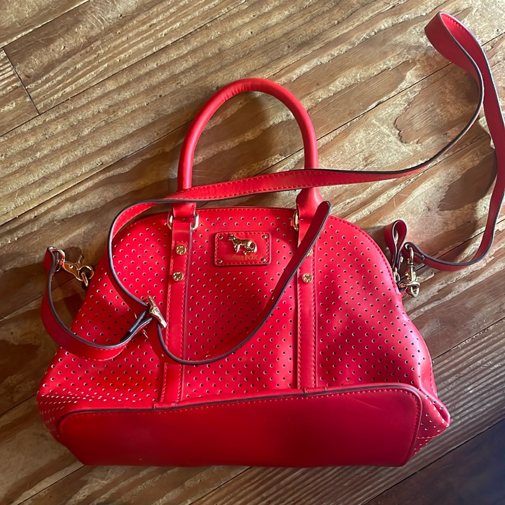 Emma fox red crossbody bag excellent condition